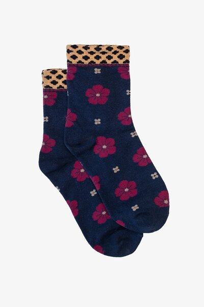 Antler Pansy Sock-gift-guide-Hello Cyril.