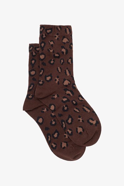 Antler Leopard Print Sock-gift-guide-Hello Cyril.