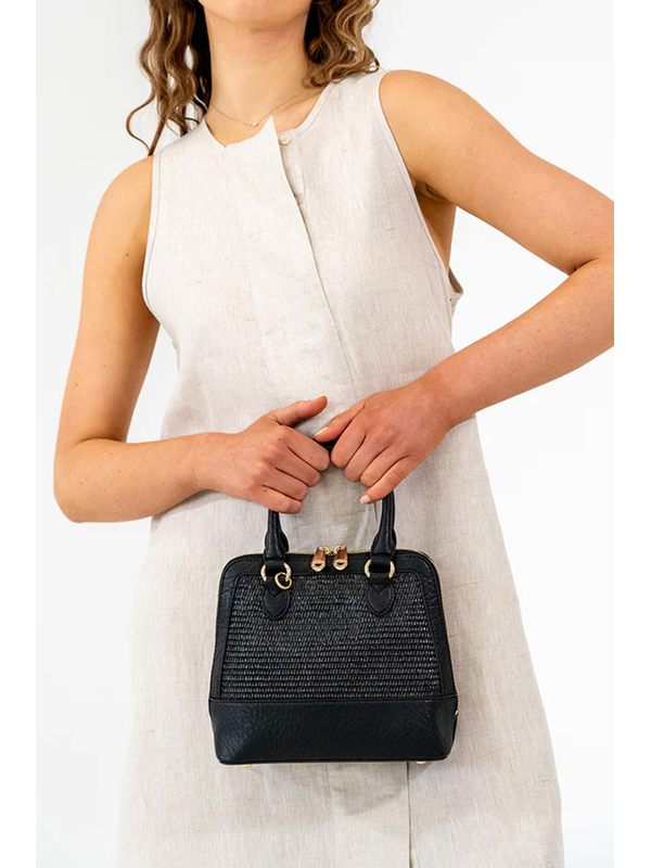 Elms + King Fairfax Top Grip Weave Bag