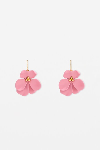 Stella + Gemma Flower With French Hook Earring-gift-guide-Hello Cyril.