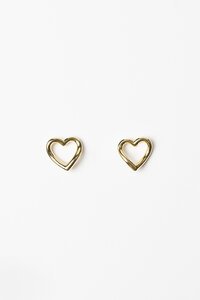 Stella + Gemma Outline Heart Stud Earring