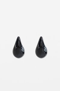 Stella + Gemma Tear Drop Earring Black