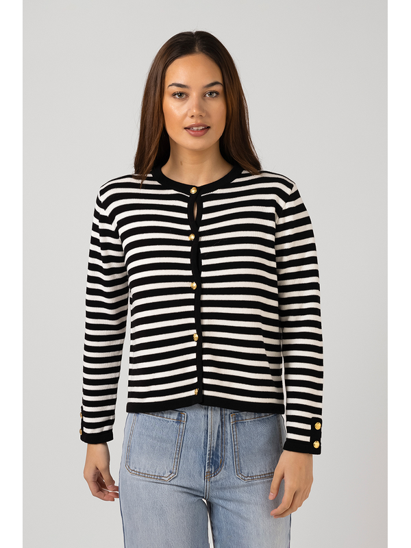 Stella + Gemma Henri Stripe Cardigan
