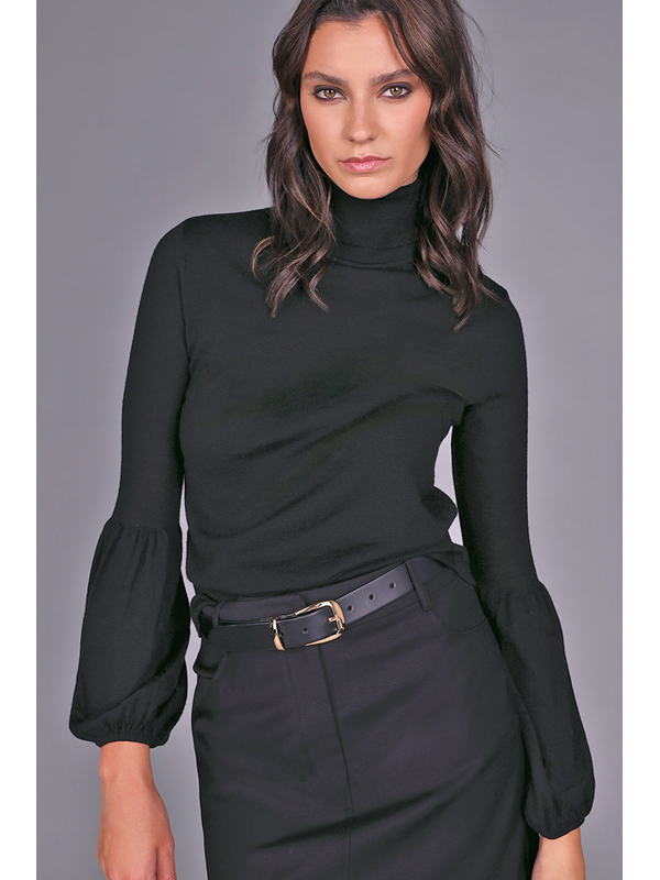 Storm Merino Roll Neck Sweater