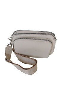 Archer House 3 Zip Pocket Cross Body Bag