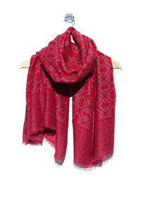 Archer House Hot Pink Chain Scarf