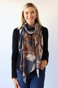 Archer House Flower Print Scarf