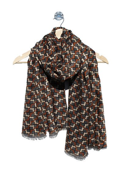 Archer House Geometric Print Scarf-gift-guide-Hello Cyril.