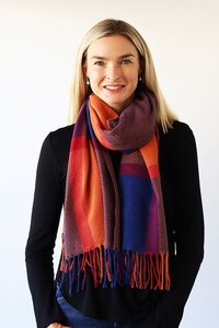 Archer House Check Winter Scarf