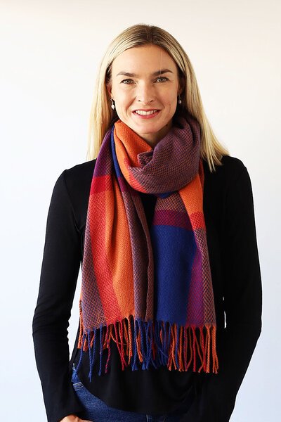 Archer House Check Winter Scarf-gift-guide-Hello Cyril.