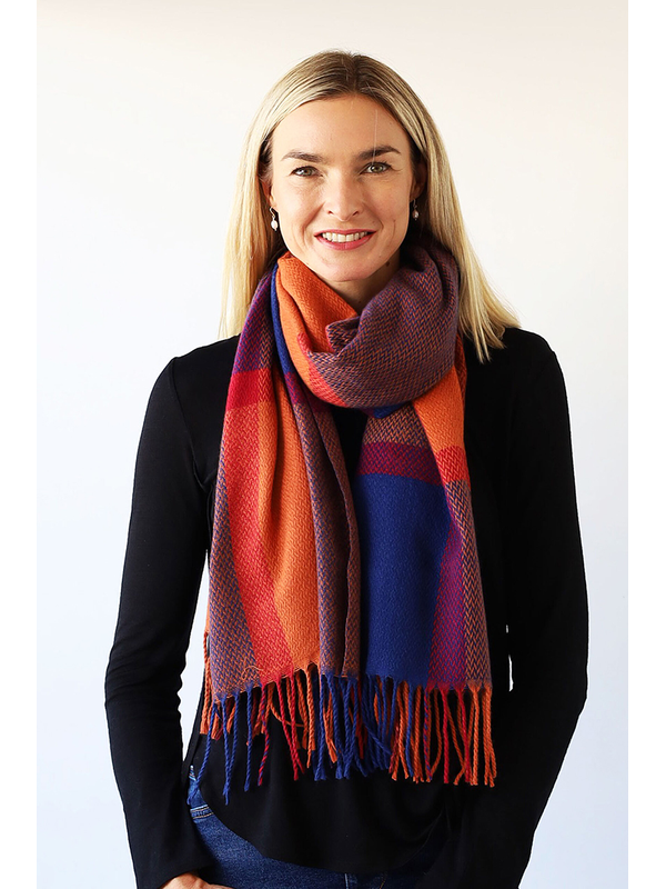 Archer House Check Winter Scarf