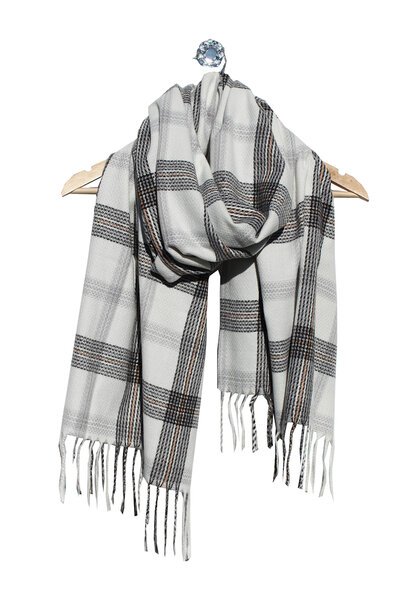 Archer House Checked Winter Scarf-gift-guide-Hello Cyril.