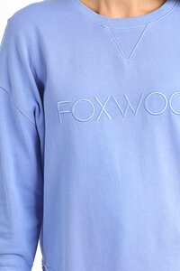 Foxwood Simplified Neon Blue Crew