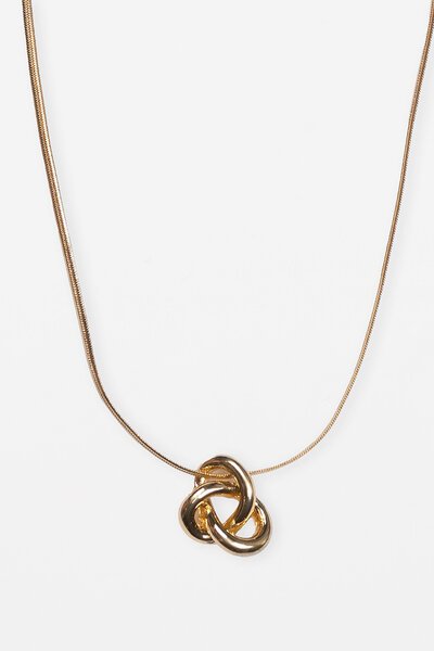 Stella + Gemma Gold Knot Necklace-gift-guide-Hello Cyril.