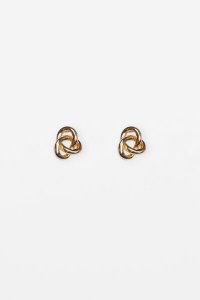 Stella + Gemma Gold Large Knot Earring-gift-guide-Hello Cyril.