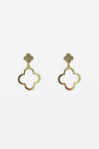 Stella + Gemma Crystal Flower Earring