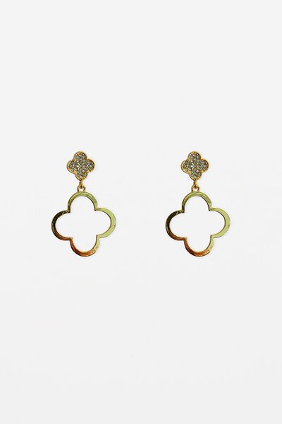 Stella + Gemma Crystal Flower Earring-gift-guide-Hello Cyril.