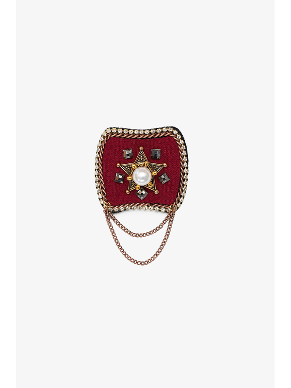 Antler Heritage Crest Brooch