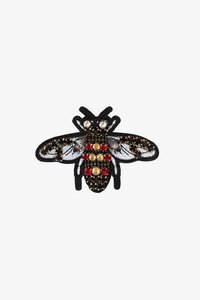 Antler Ruby Bee Brooch