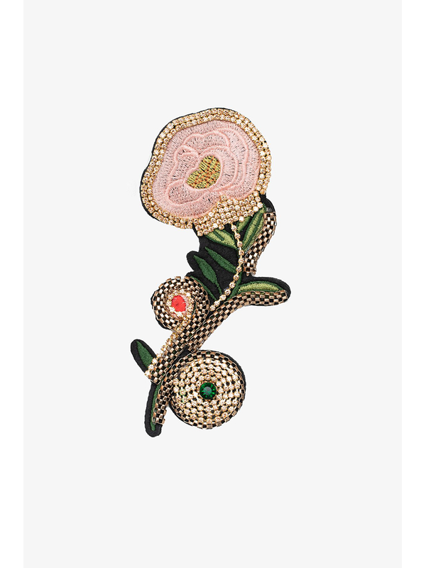 Antler Majestic Fleur Brooch