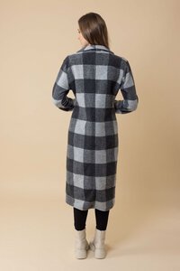 Charlo Bree Check Cardigan
