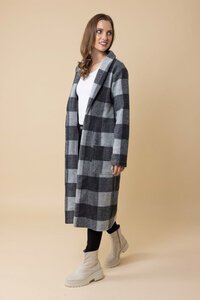 Charlo Bree Check Cardigan