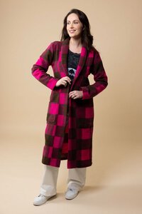 Charlo Bree Check Cardigan