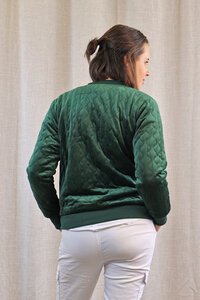 Mi Moso Quilted Bomber Jacket