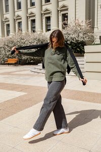 Foxwood Khaki Signature Crew