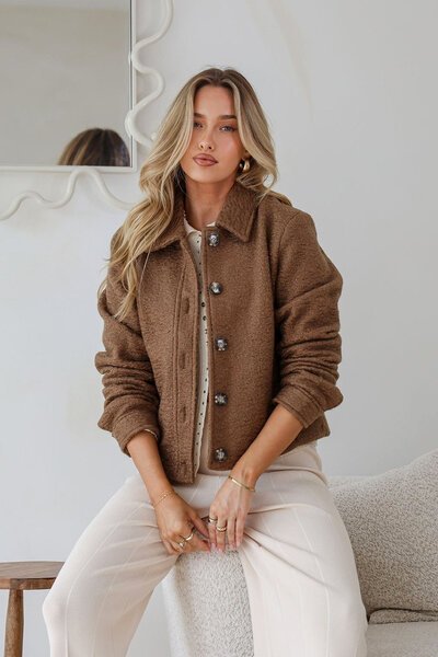 White Poetry Guest List Boucle Jacket-hc-new-Hello Cyril.