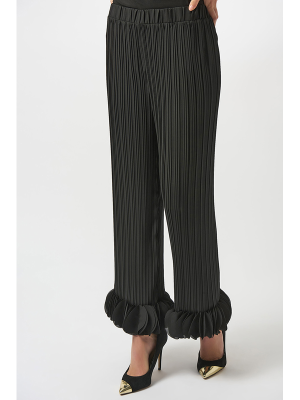 Joseph Ribkoff Georgette Wide Leg Pleated Pants