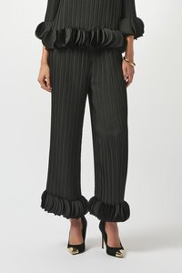 Joseph Ribkoff Georgette Wide Leg Pleated Pants