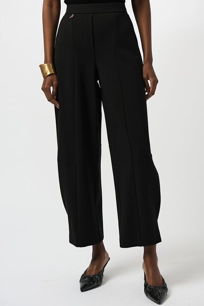 Joseph Ribkoff Heavy Knit Barrel-Leg Pull-On Pants-shop-by-label-Hello Cyril.