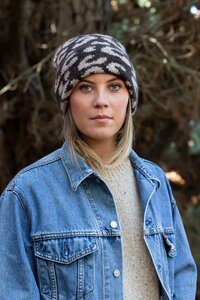 Antler Leopard Beanie
