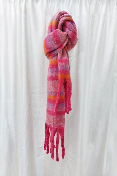 Love Stitch Chunk Stripe Snuggly Scarf-hc-new-Hello Cyril.