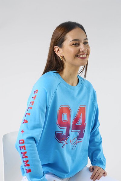 Stella + Gemma Varsity Classic Sweater-shop-by-label-Hello Cyril.