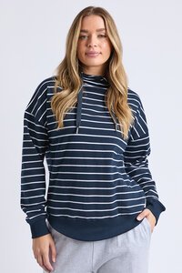 Elm Lounger Scoop Stripe Hoodie