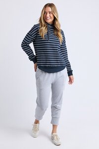 Elm Lounger Scoop Stripe Hoodie