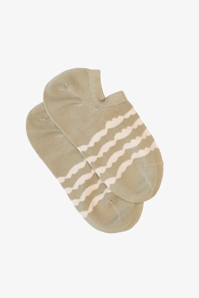 Antler Stripe No Show Sock-hc-new-Hello Cyril.