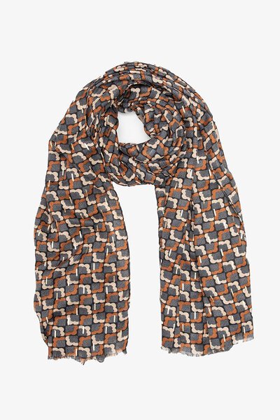 Antler Floral Gridlock Scarf-hc-new-Hello Cyril.