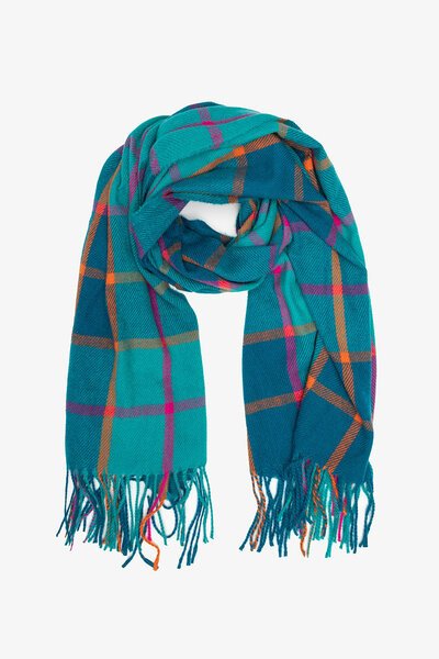 Antler Blue Lagoon Check Scarf-hc-new-Hello Cyril.