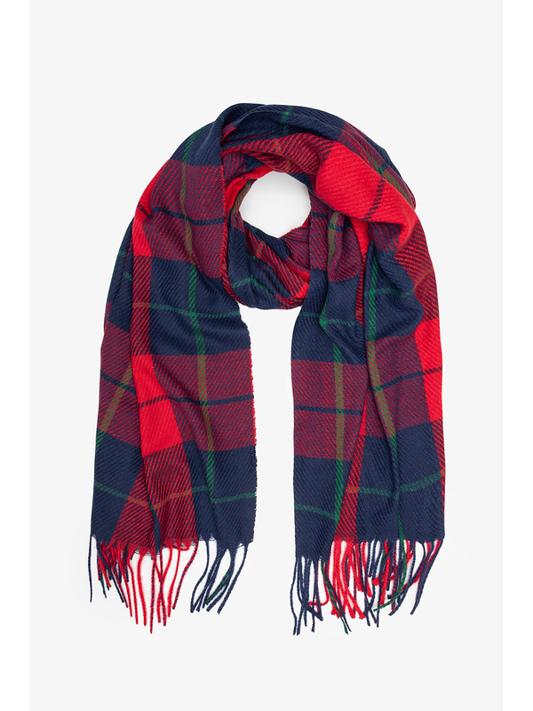 Antler Wallace Plaid Scarf