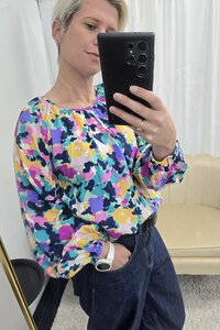 Seeking Lola Colourful United Top