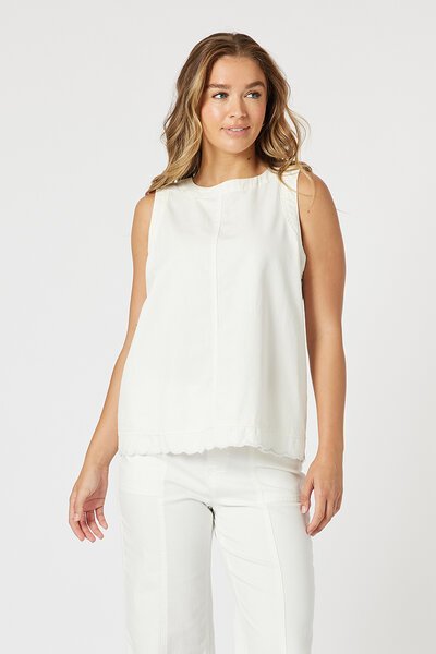 Threadz Charli Denim Top-lives-Hello Cyril.