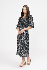 Seeking Lola Midnight Daisy Madrid Dress