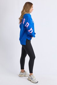 Foxwood Cobalt with Neon Pink Interval Crew