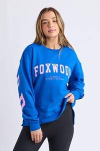 Foxwood Cobalt with Neon Pink Interval Crew