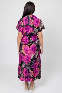 Charlo Jett Floral Shirt Dress