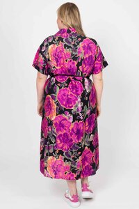 Charlo Jett Floral Shirt Dress