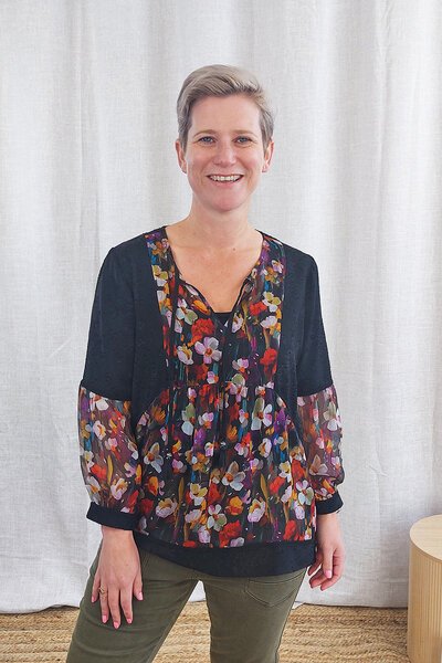 Memo Relaxed Balloon Sleeve Top-shop-by-label-Hello Cyril.